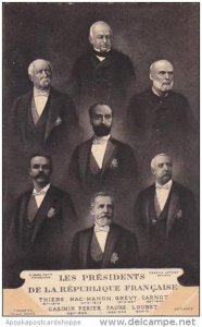 France Les Presidents De La Republique Francaise Late 1800s