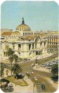 Mexico Panoramic view of the Palacio de Bellas Artes.