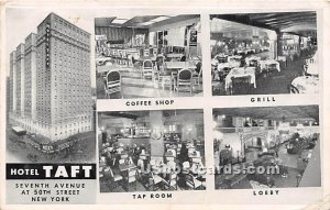 Hotel Taft - New York City Postcards, New York NY Postcard