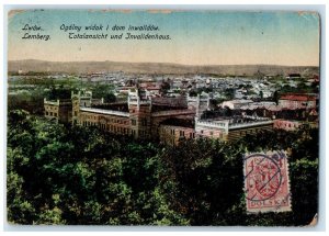 c1910 Total View and Invalidenhaus Lemberg Lviv Ukraine Vintage Postcard