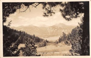 Estes Park Colorado Scenic View Real Photo Vintage Postcard AA20306