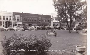 Iowa Postville Court House Grounds Real Photo