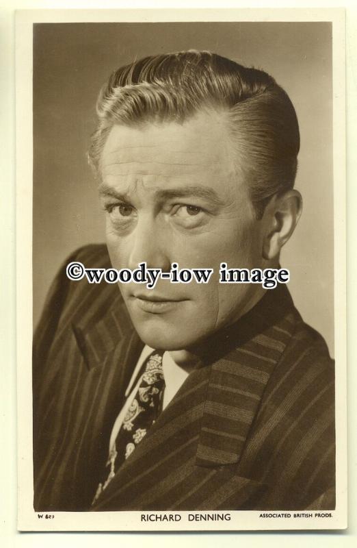 b2479 - Film Actor - Richard Denning - Picturegoer postcard W629