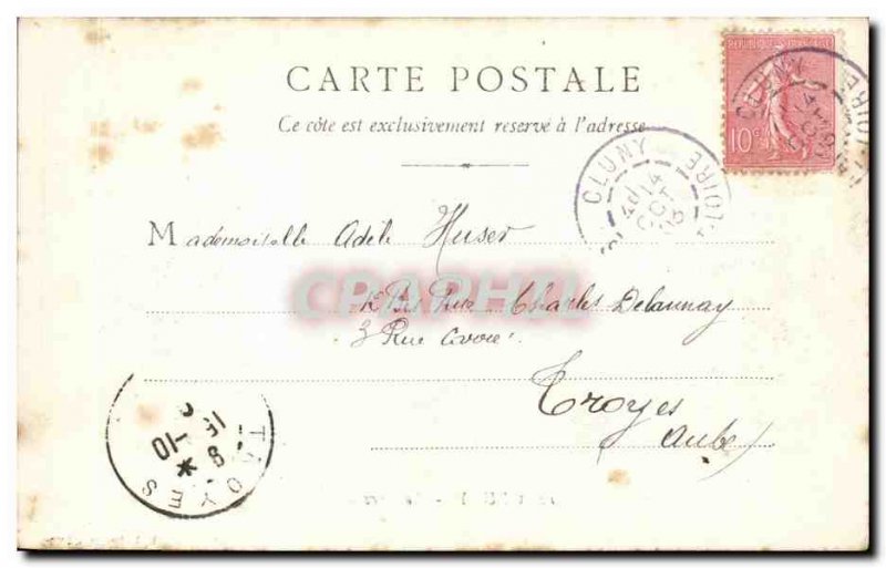 Cluny - La Grosne - Old Postcard
