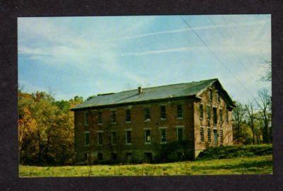 IN Yount Woolen Mill nr CRAWFORDSVILLE INDIANA Postcard