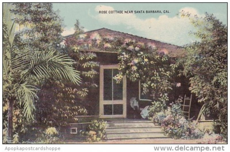 California Santa Barbara Rose Cottage