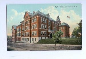 LP01  Jamestown, New York, NY, Postcard, High School.