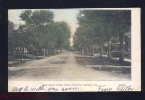 BERWICK PENNSYLVANIA EAST FRONT STREET SCENE RESIDENCE 