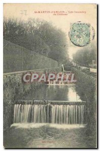 Postcard Old St Martin Ablois Cascades du Chateau