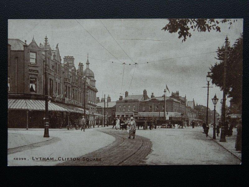 Lancashire LYTHAM Clifton Square c1920 Postcard by Photochrom 48999