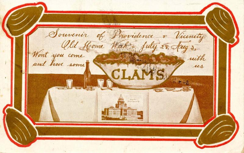 RI - Providence. Old Home Week Greetings, 1907