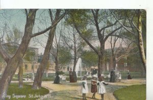 Canada Postcard - King Square - St John - New Brunswick - Ref 11059A