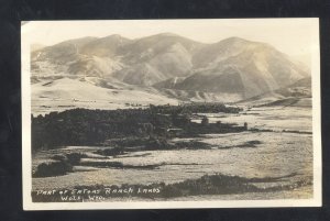 RPPC WOLF WYOMING EATON RANCH LAND VINTAGE REAL PHOTO POSTCARD