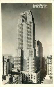Carew Tower Cincinnati Ohio 1930s RPPC Photo Postcard 77