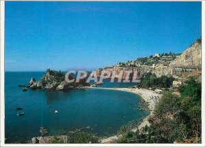 Modern Postcard Isola Bella Taormina