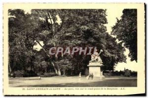 Old Postcard Saint Germain en Laye The park overlooking the roundabout of the...