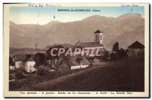 Old Postcard Miribel-les-Échelles Breche Chartreuse The Grande Sure