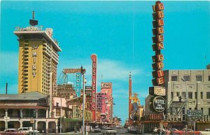 NV, Las Vegas, Nevada, Fremont Street, Main Street, Casinos, Curteich No 5DK-669