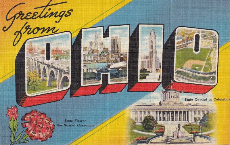 LARGE LETTER Ohio, PU-1946