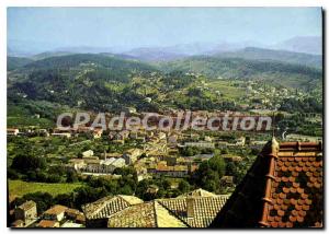 Postcard Old Bridge Aubenas Ardeche General view