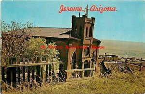 3 Postcards, Jerome, Arizona, Views of Churches