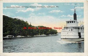 ME, Southport, Maine, Bracketts Point, Steamer South Point, Kropp No E13279