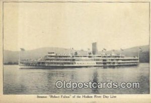 Steamer Robert Fulton, Hudson River, New York, NY USA Steam Ship Unused glue ...