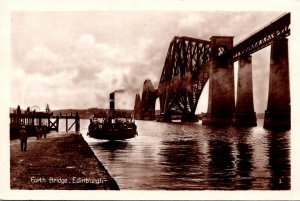 Scotland Edinburgh The Forth Bridge 1933 Real Photo