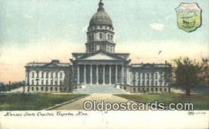 Topeka, Kansas, KS State Capital USA 1909 