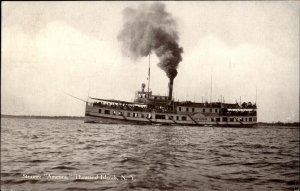 Thousand Islands New York Steamer America c1900-20s Vintage Postcard