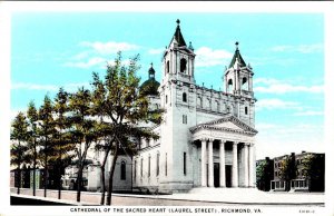 Richmond, VA Virginia  CATHEDRAL OF THE SACRED HEART CHURCH  ca1920's Postcard