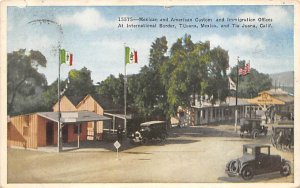 Custom and Immigration Offices At International Border, Tijuana, Mexico Tia J...