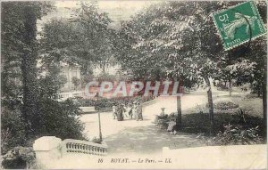 Old Postcard Royat Park