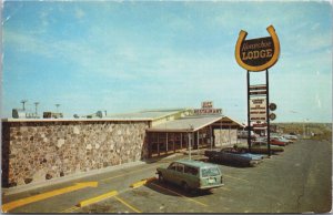 Canada Horseshoe Lodge Motel Saskatchewan Vintage Postcard C215