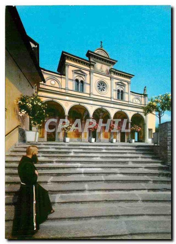 Modern Postcard Basilica Sanctuario Locarno Madonna del Sasso