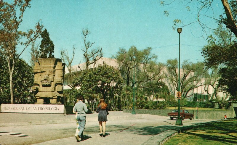 Vintage Postcard Museo Nacional de Antropología Museum in Mexico City, Mexico