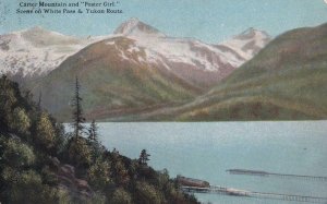 1918, Carter Mt. & Poster Girl on White Pass & Yukon Route, Used (PC975)