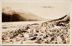 Juneau AK Alaska Birdseye CNR Unused Gowen Sutton Real Photo Postcard E60