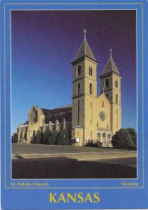 The St. Fidelis Church Cathedral of the Plains Victoria Kansas 4 by 6