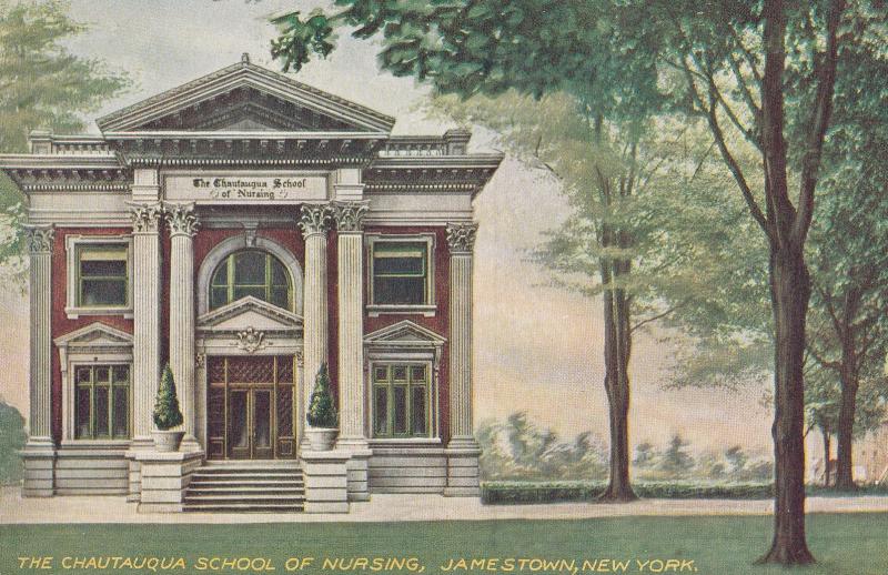 The Chautauqua School of Nursing New York Antique Postcard