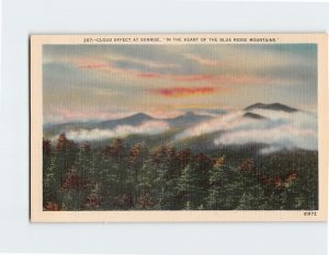 M-197140 Cloud Effect at Sunrise In the Heart of the Blue Ridge Mountains