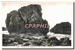 Postcard Old Presqu island of Quiberon Big Rock Port Pigeon