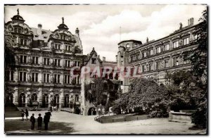 Old Postcard Heidelberg Schlosshoff