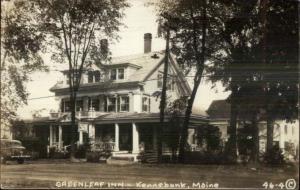 Kennebunk ME Greenleaf Inn c1940s Real Photo Postcard