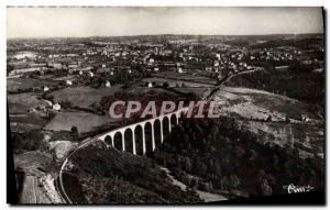 Modern Postcard Neris Bains Station Themale Aerial view of overpasses