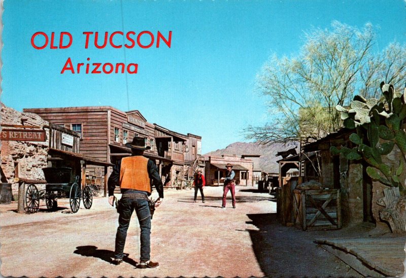 Arizona Old Tucson Historic Gunfight Reenacted