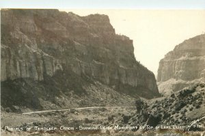 Postcard RPPC Wyoming Portals Tensleep Canon Leigh Monument Sanborn 23-9342