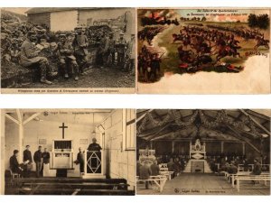 MILITARY, 250 Vintage Postcards Mostly pre-1940 (L6200)