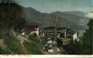 tibet thibet, Kargyu Monastery (1910s) Burlington Smith Postcard