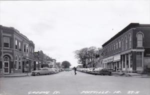 Iowa Postville Greene Street Real Photo